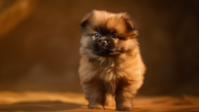 Cute Shih Pom Pup