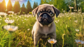 Cute Pug Purebred Pup