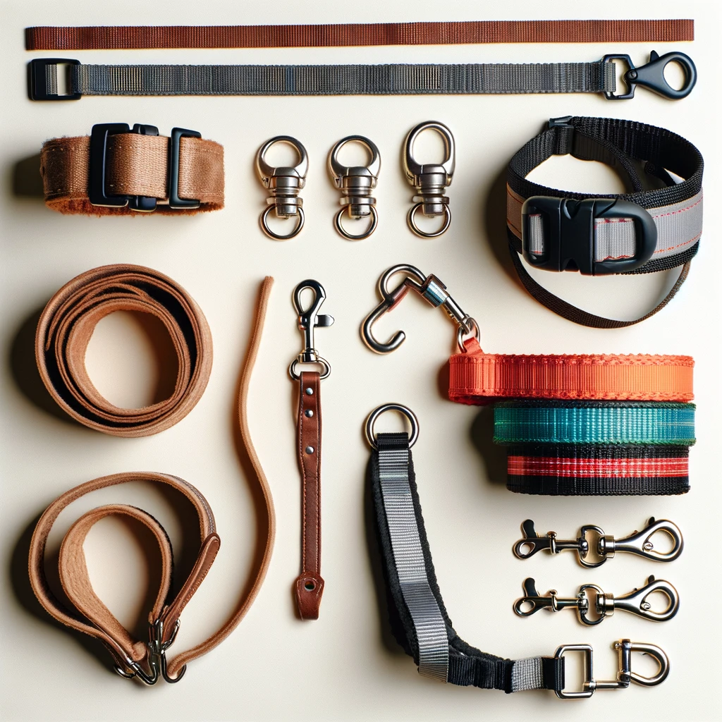 an image with leash training equipment for dogs